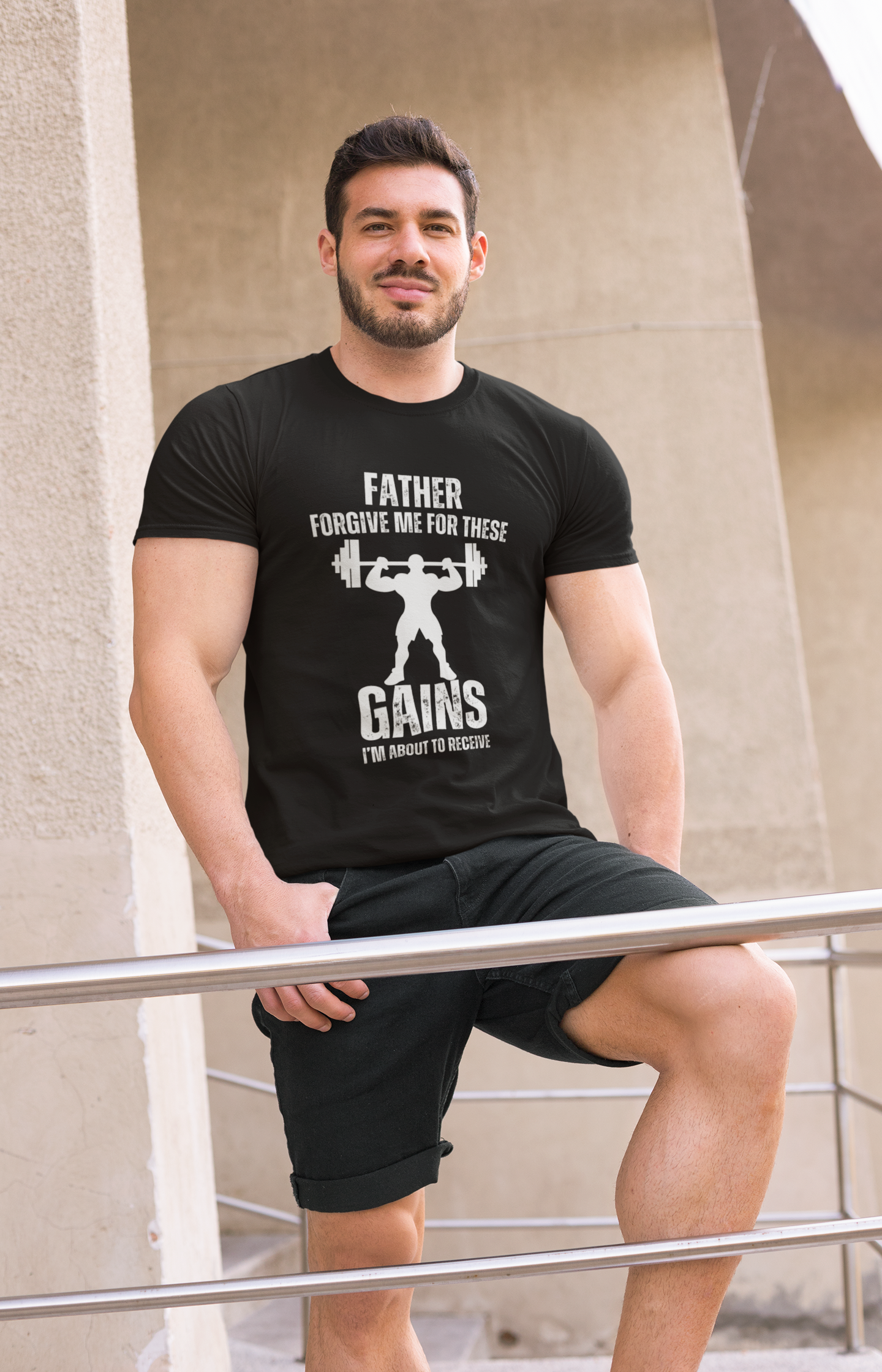 Father Forgive Me For These Gains I'm About to Receive T-Shirt