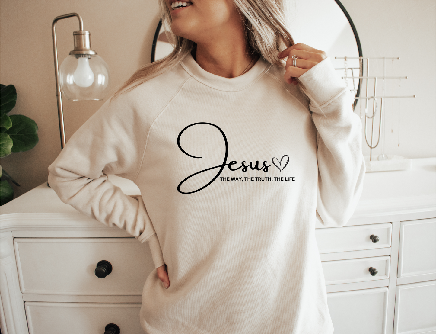 Jesus the way, the truth, the life sweatshirt