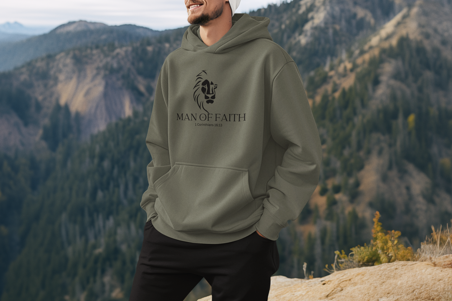 Man of Faith - Hooded Sweatshirt