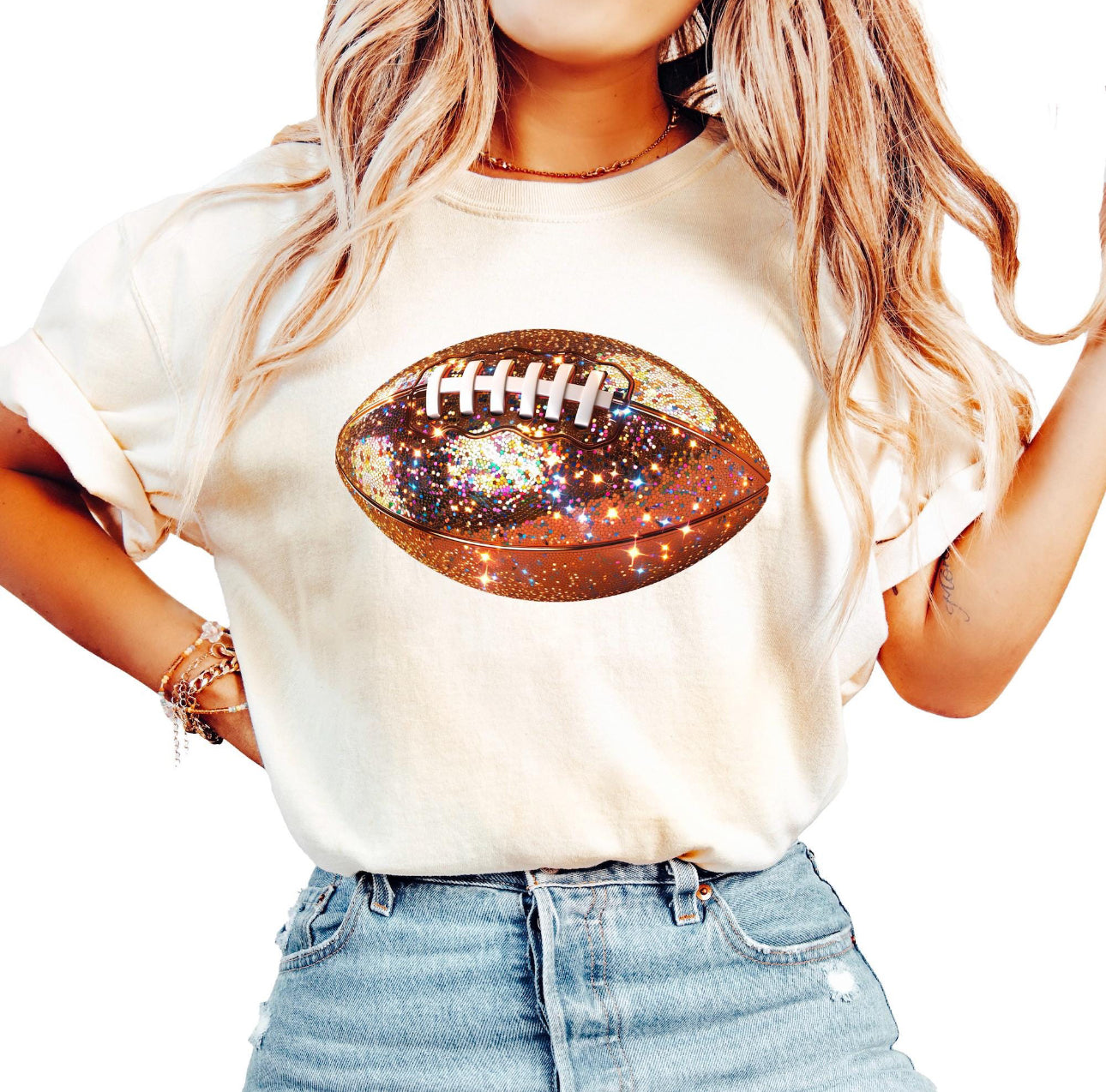 Glittery Football